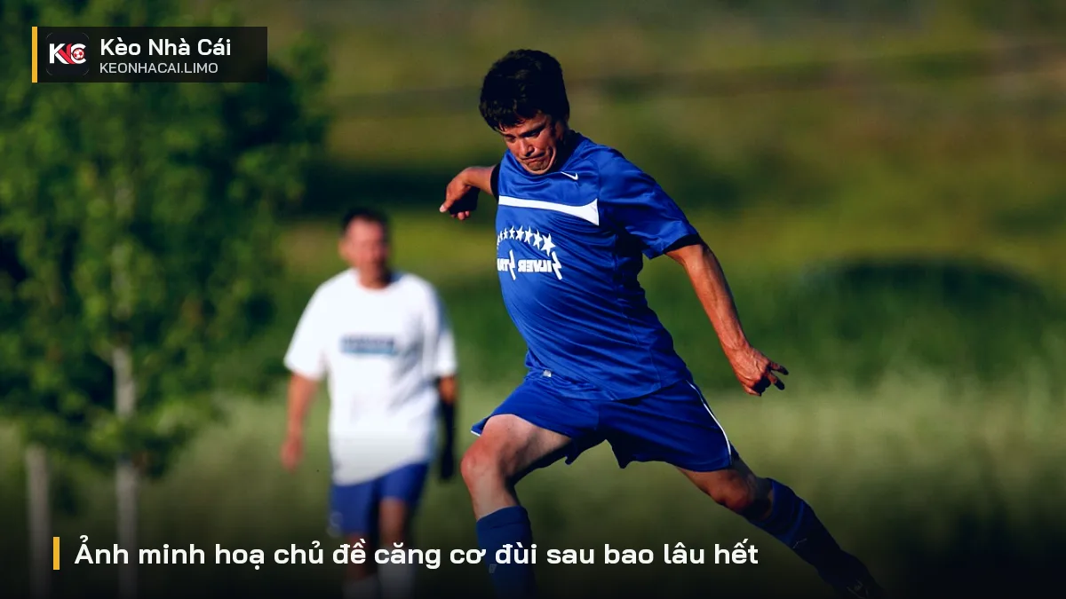 Ảnh minh hoạ chủ đề căng cơ đùi sau bao lâu hết