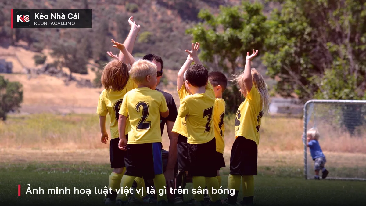 Ảnh minh hoạ luật việt vị là gì trên sân bóng