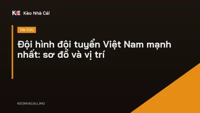 Đội hình đội tuyển Việt Nam mạnh nhất: sơ đồ và vị trí