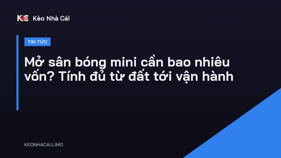 Cụm sân bóng mini cỏ nhân tạo hai sân năm người vào buổi tối