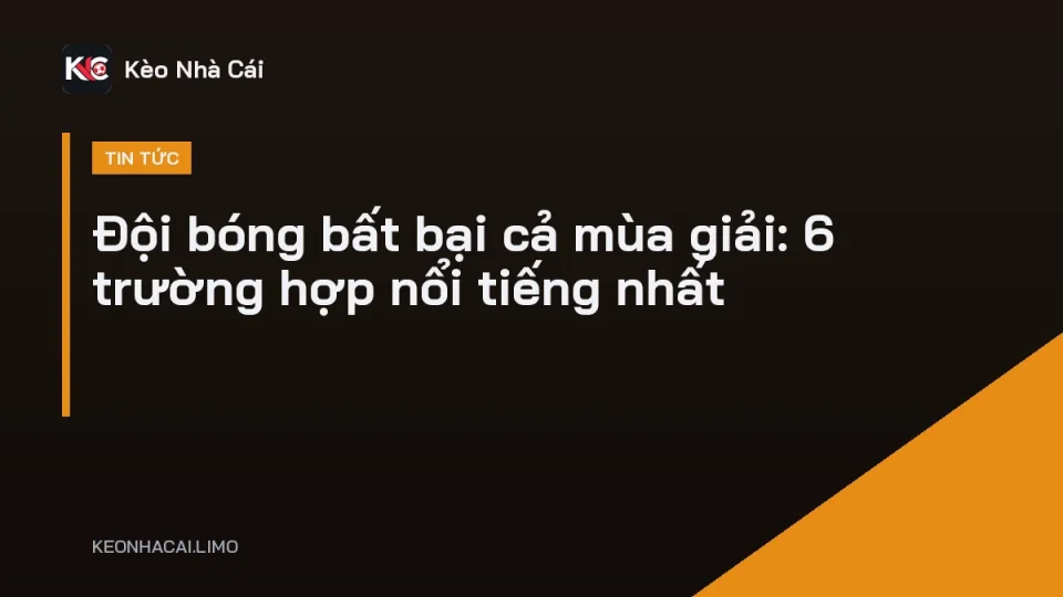 Đội bóng bất bại cả mùa giải cùng nâng cúp vô địch trước khán đài