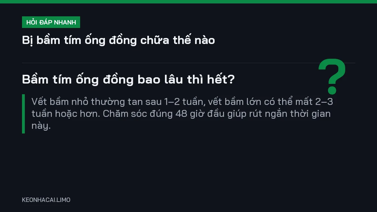 Hỏi đáp nhanh bị bầm tím ống đồng chữa thế nào: Bầm tím ống đồng bao lâu thì hết