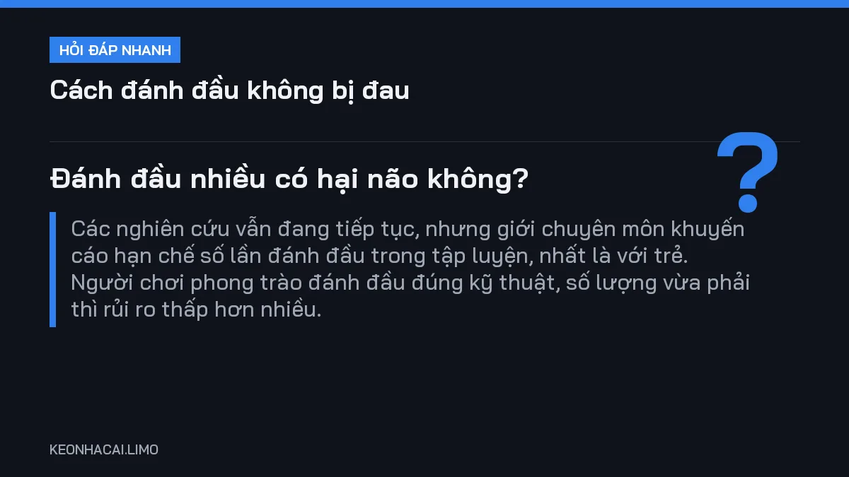 Hỏi đáp nhanh cách đánh đầu không bị đau: Đánh đầu nhiều có hại não không