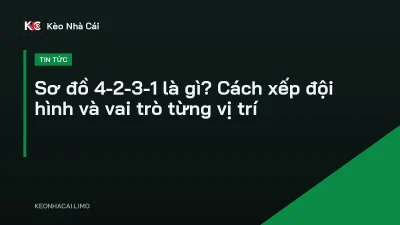 Sơ đồ 4-2-3-1 là gì? Cách xếp đội hình và vai trò từng vị trí