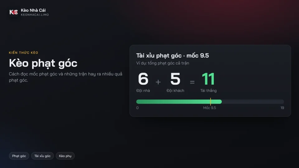 Kèo phạt góc: cách đọc và lưu ý quan trọng