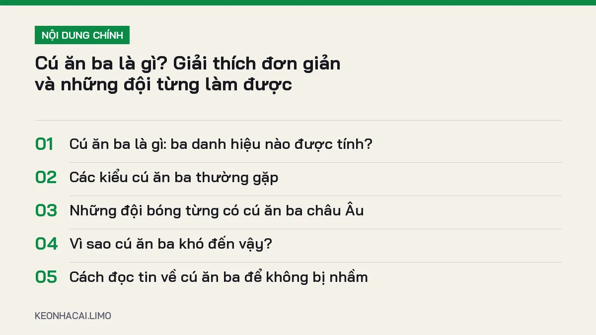 Tóm tắt nội dung cú ăn ba là gì, 5 ý chính cần biết