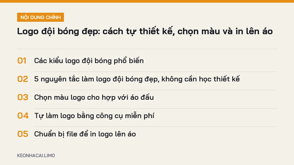 Tóm tắt nội dung logo đội bóng đẹp, 5 ý chính cần biết