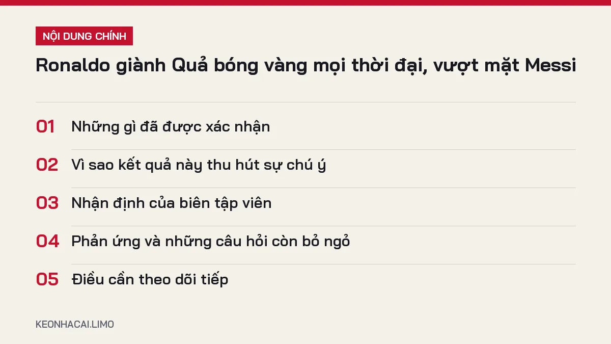 Tóm tắt nội dung Quả bóng vàng mọi thời đại, 5 ý chính cần biết